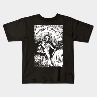 Mephistopheles on Halloween Kids T-Shirt